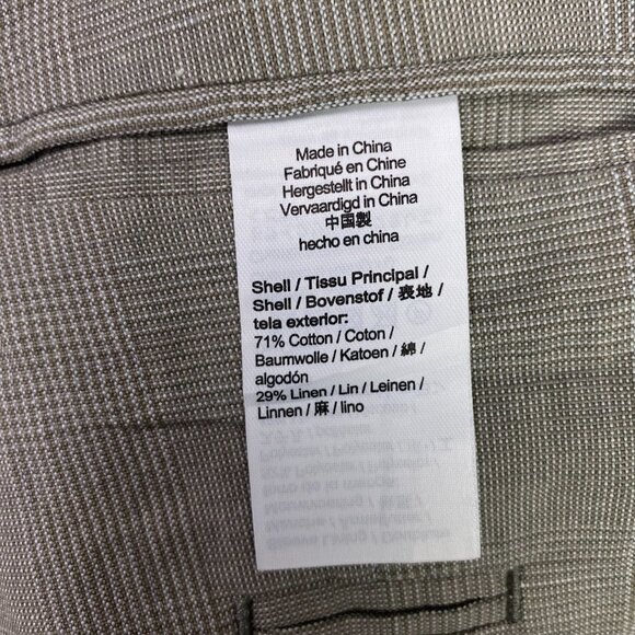 NWOT J. Crew Ludlow Baird McNutt Irish Linen Blazer Sport Coat Men's 46L Gray - Picture 8 of 15